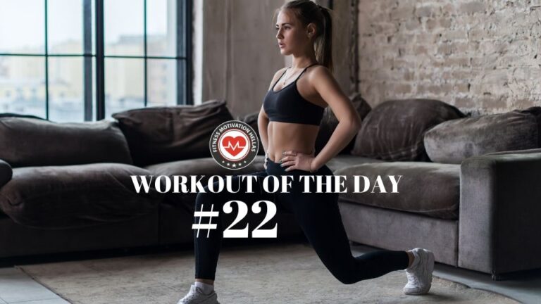 Workout of the day #22 : 24-20-16-12-16-20-24