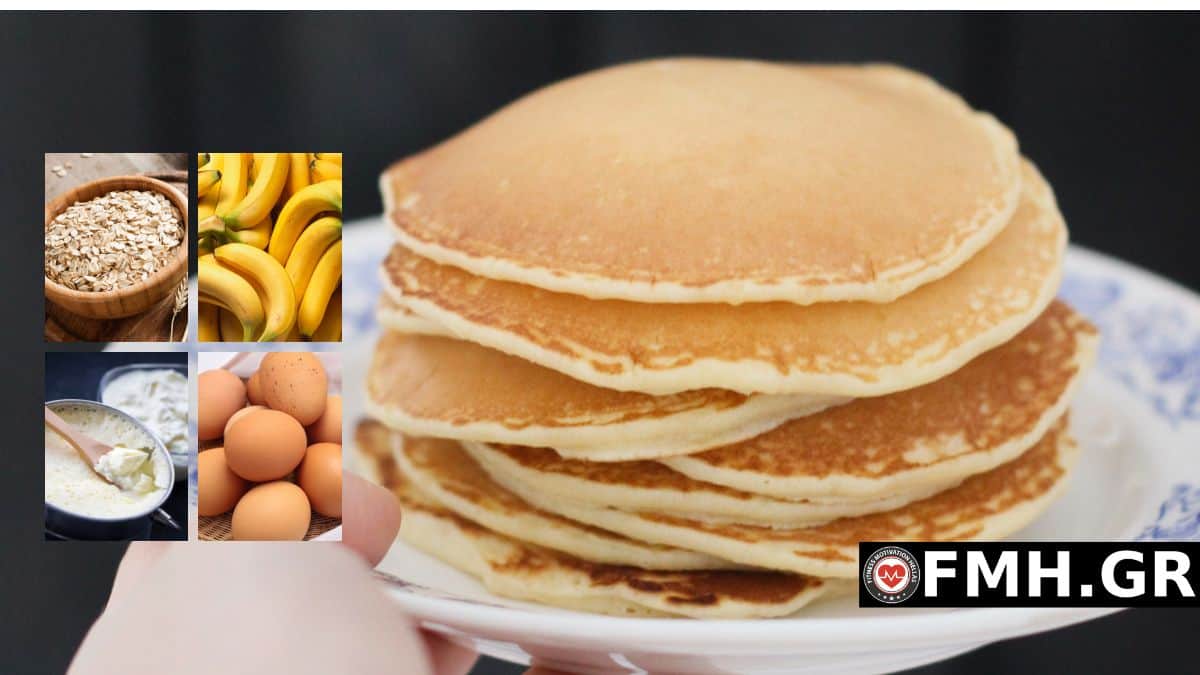 3 εύκολες συνταγές για pancakes με βρώμη: Με μπανάνα, γιαούρτι ή αυγά