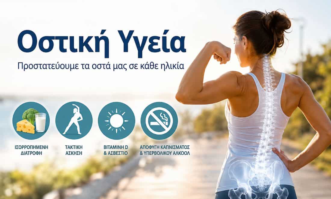 Πώς προστατεύουμε την οστική υγεία μας ανά ηλικία